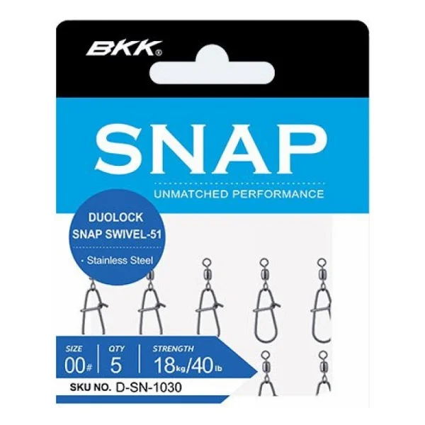 Bkk Duolock Snap Swivel-51 Fırdöndü Bkk-0 - Görsel 2