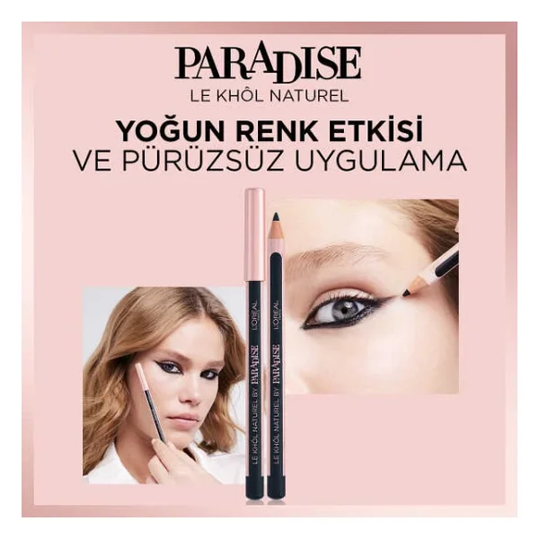L'oreal Paris Paradise Le Khol Göz Kalemi 102 Pure Espresso - Görsel 4