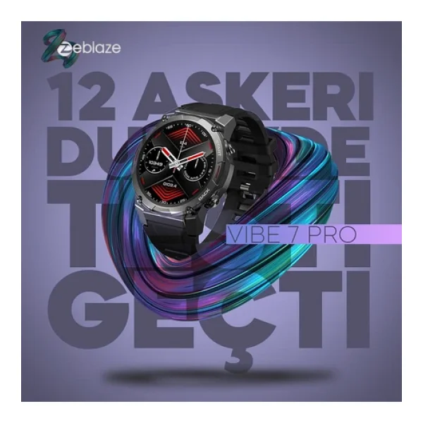 Zeblaze Vibe 7 Pro Akıllı Saat Siyah - Görsel 5
