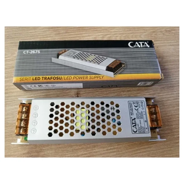 Cata Ct-2675 Ultra Slim 150 W 12.5 Amper Şerit LED Trafosu - Görsel 4