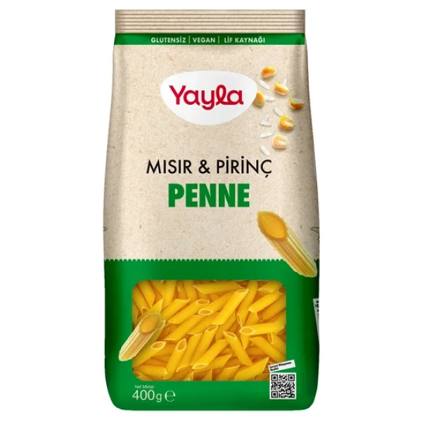 Yayla Glutensiz Mısır Ve Pirinç Penne Makarna 400 Gr - Görsel 6