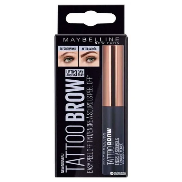 Maybelline Brow Tattoo Gel Tint 03 Dark Brown Kaş Jeli - Görsel 3