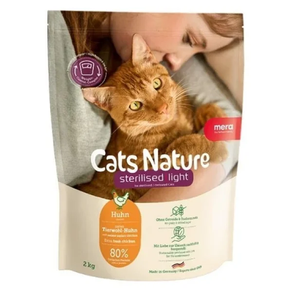 Mera Nature Light Tavuklu 2 Kg Kısırlaştırılmış Kedi Maması - Görsel 3
