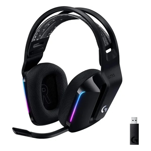 Logıtech G G733 Lightspeed RGB Kablosuz 7.1 Surround Ses Oyuncu Kulaklığı - Siyah - Görsel 3