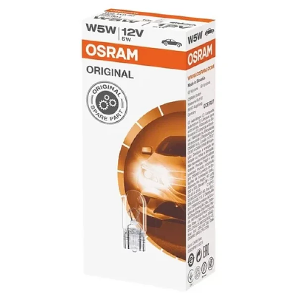 Osram 2825 W5w T10 Dipsiz Ampul 12v 5w 10 Adet - Görsel 3