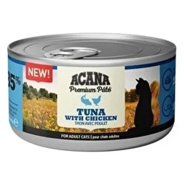 Acana Premium Ezme Tuna Balıklı Ve Tavuk Etli 85 Gr Yetişkin Konserve Kedi Maması - Görsel 4