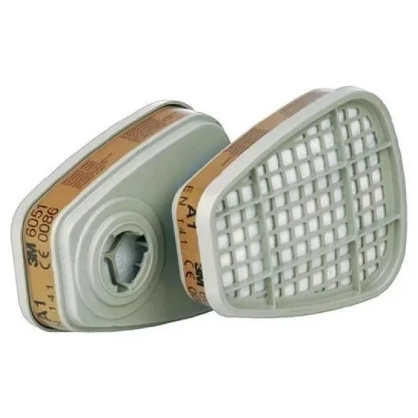 3m 6200 Yarım Yüz Maskesi Ve 6051 A1 Maske Filtresi - Görsel 6