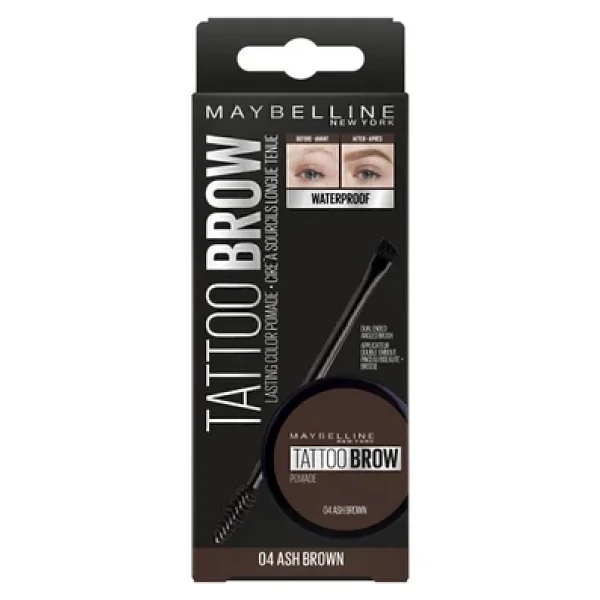 Maybelline Tattoo Brow 04 Ash Brown Kaş Pomadı - Görsel 4