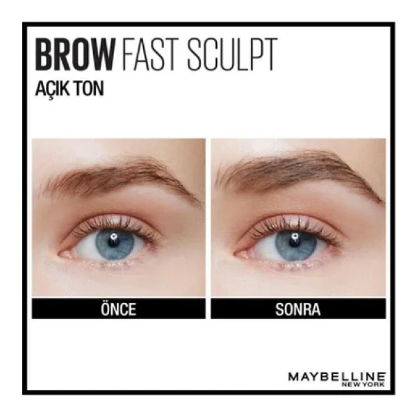 Maybelline Brow Fast Sculpt Jel Kaş Maskarası 01 Blonde - Görsel 6