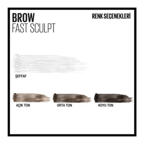 Maybelline Brow Fast Sculpt Jel Kaş Maskarası 01 Blonde - Görsel 5