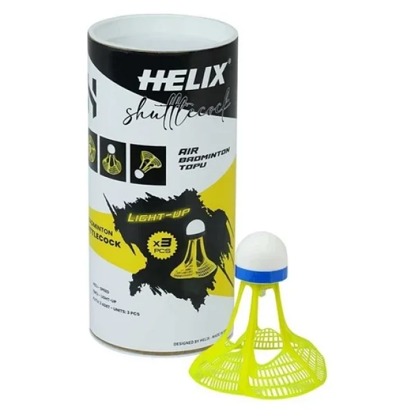 Helix Badminton Topu Işıklı Lb-10 Sarı - Görsel 4