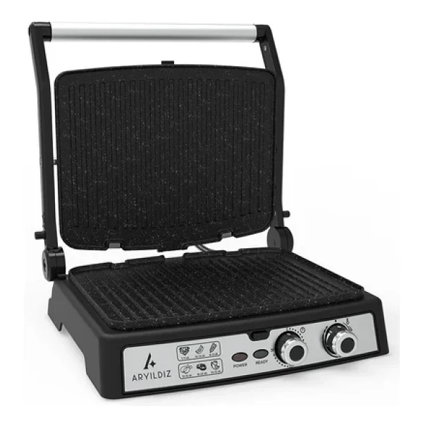 Aryıldız Multi Grill 2000 W Inox Tost Makinesi - Görsel 6