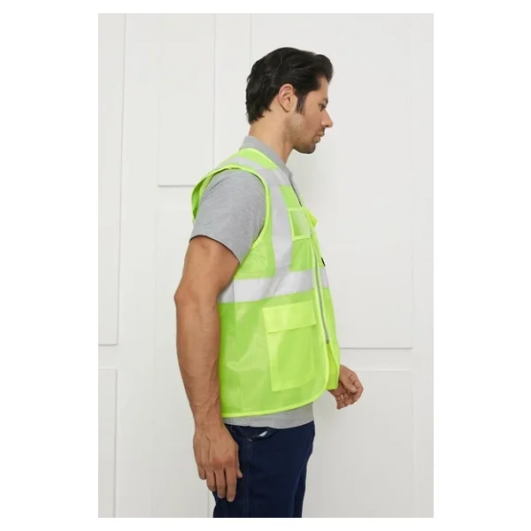 Orange Safety Mühendis Tipi Ikaz Yeleği (Sari) - Görsel 7