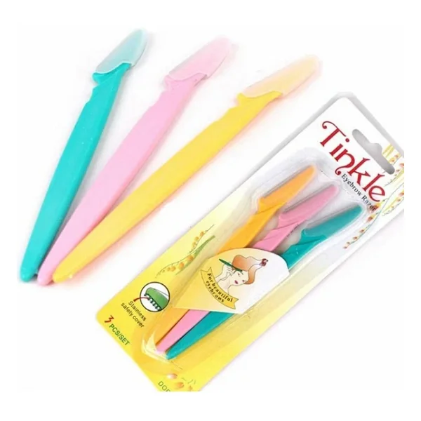 Tinkle Kaş Usturası 3'lü Set - Mükemmel Kaşlar İçin Hassas Etkili Aracınız - Görsel 2
