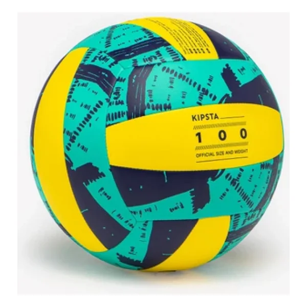 Kipsta Voleybol Topu - 5 Numara - Mavi/Sarı - Vb100 Decathlon - Görsel 2