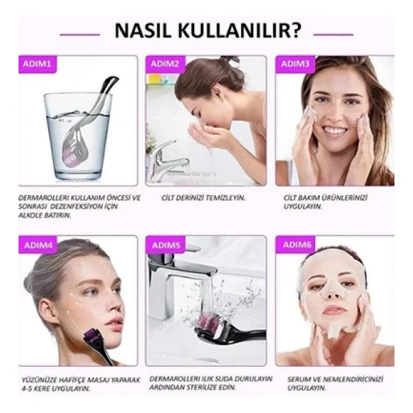 Derma Roller System 540 Titanyum İğneli 0.5 Mm - Görsel 8