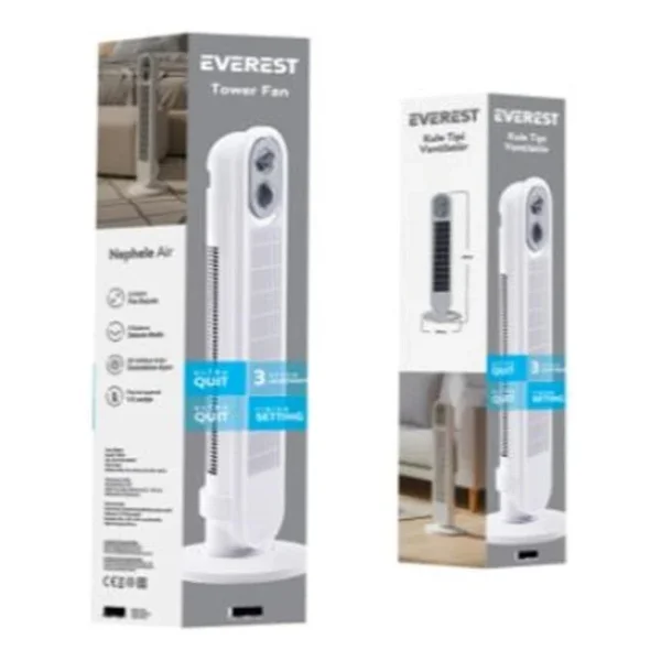 Everest Fan14 Kule Tipi Vantilatör - Görsel 2
