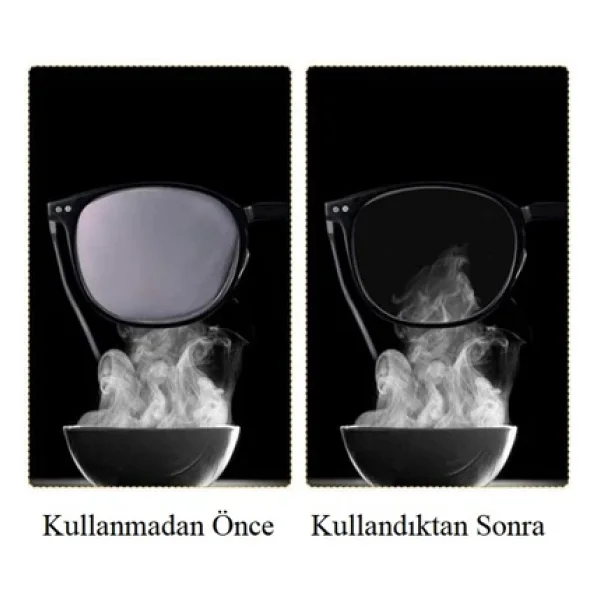 Optic Master Anti-Fog Buğu Buhar Önleyici Mikrofiber Bez / Gözlük Bezi - Görsel 7