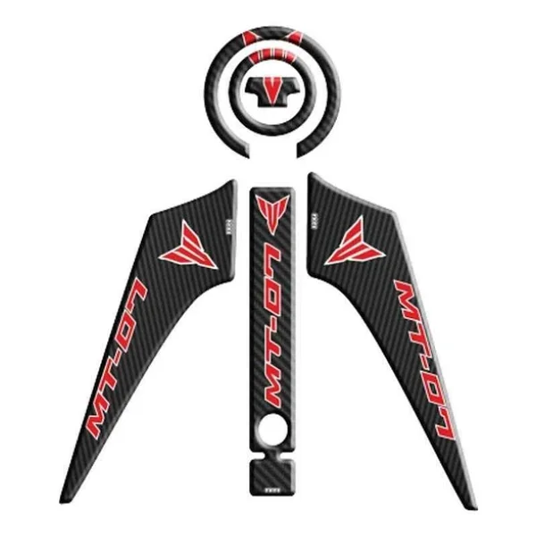 Yamaha Mt07 2014-2017 Uyumlu Tank Pad Set 002 - Görsel 3