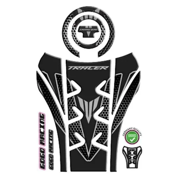 Yamaha Mt07 Tracer 2016 - 2018 Uyumlu Tank Pad Set 001 - Görsel 3