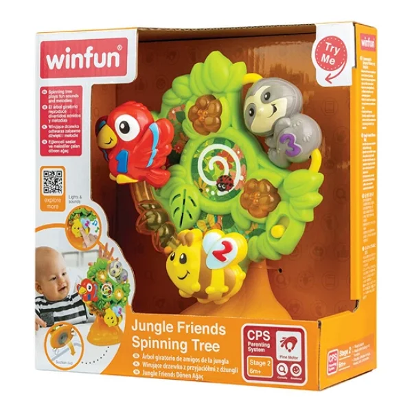 Winfun Dönen Ağaçtaki Orman Arkadaşlarım (5 Adet) - Görsel 6