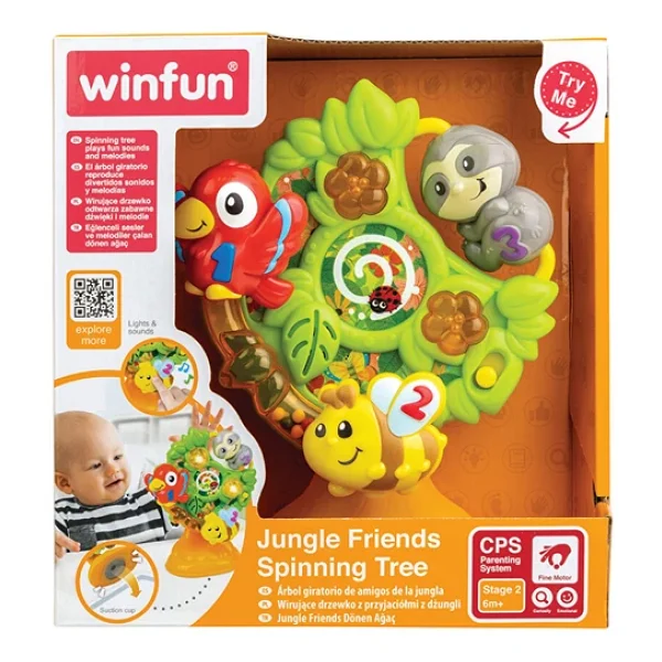 Winfun Dönen Ağaçtaki Orman Arkadaşlarım (5 Adet) - Görsel 5