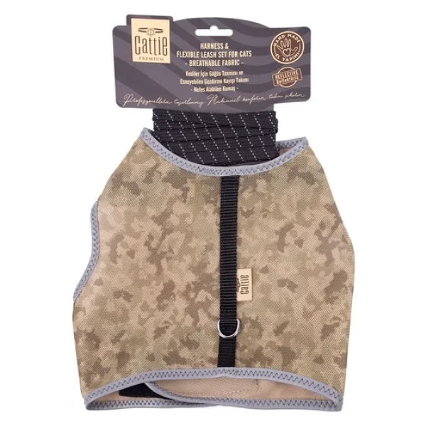 Cattie Havalı Dokuma M 1x25-35 Cm Kedi Göğüs Tasması - Görsel 4
