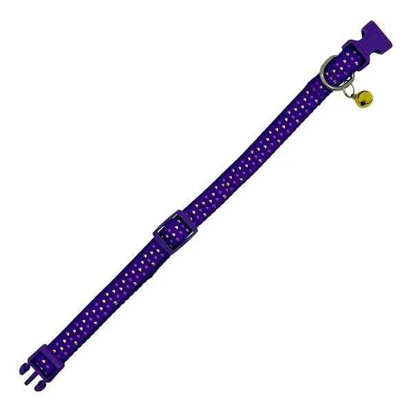 Royalist 2863 15 Mm Zilli Kedi/Köpek Tasması Mor - Görsel 3