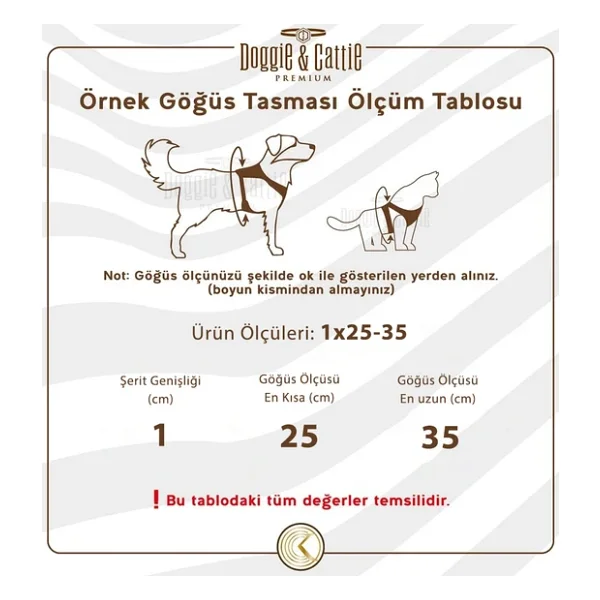 Cattie Havalı Dokuma M 1x25-35 Cm Kedi Göğüs Tasması - Görsel 5