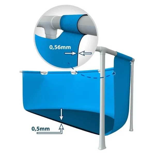 Intex 28271 260x160x65 Cm Dikdörtgen Prefabrik Havuz - Görsel 8