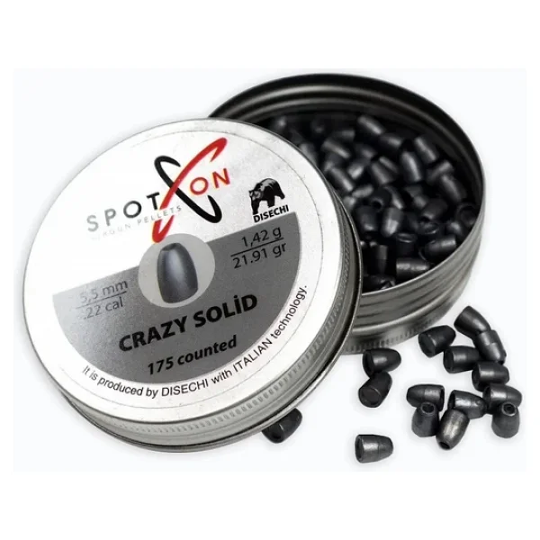 Spoton Crazy Solid Havalı Saçma 5.5 Mm (175'li) - Görsel 3