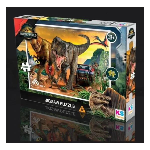 Ks Games Jurassic World Rebirth 200 Parça Çocuk Puzzle Jw113 - Görsel 3