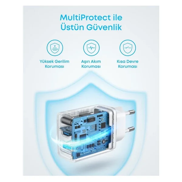 Anker 312 A2348 20 W Hızlı Şarj Adaptörü - Görsel 5