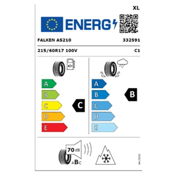 Falken Euroall Season As210 215/60 R17 100v XL 4 Mevsim Lastik - 2026 - Görsel 4
