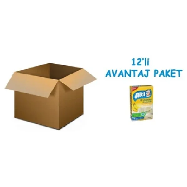 Arı Mama 12 Vitaminli 6 Mineralli Sütlü Muzlu Pirinç Unu Kaşık Maması 250 Gr 12 Adet - Görsel 4
