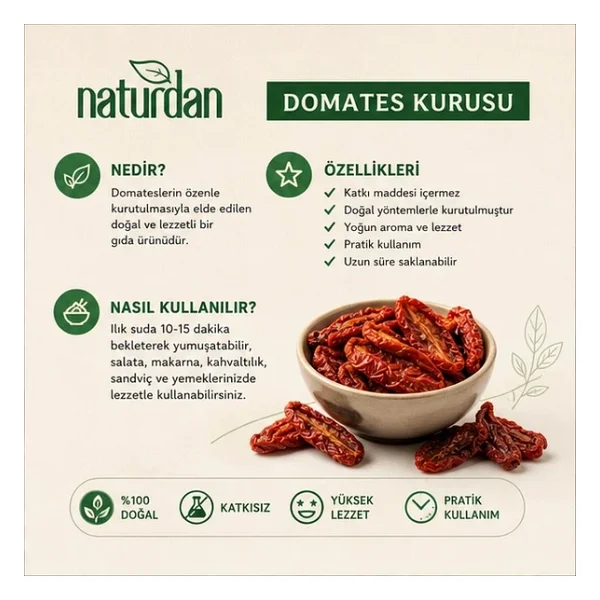 Domates Kurusu 1 Kg - Görsel 3