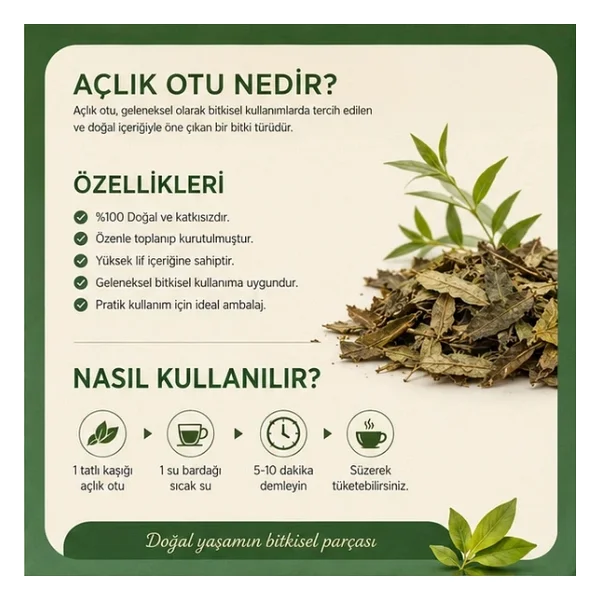 Açlık Otu 1 Kg - Görsel 5
