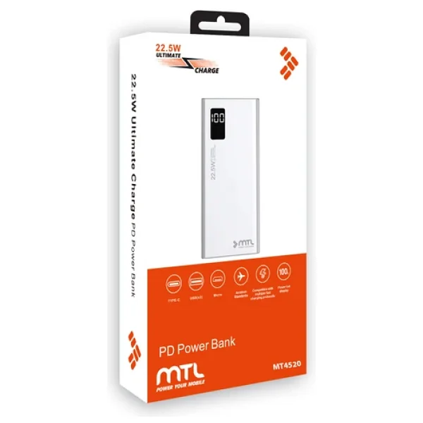 Mtl Mt4520 20000 mAh Hızlı Şarj Powerbank - Görsel 7