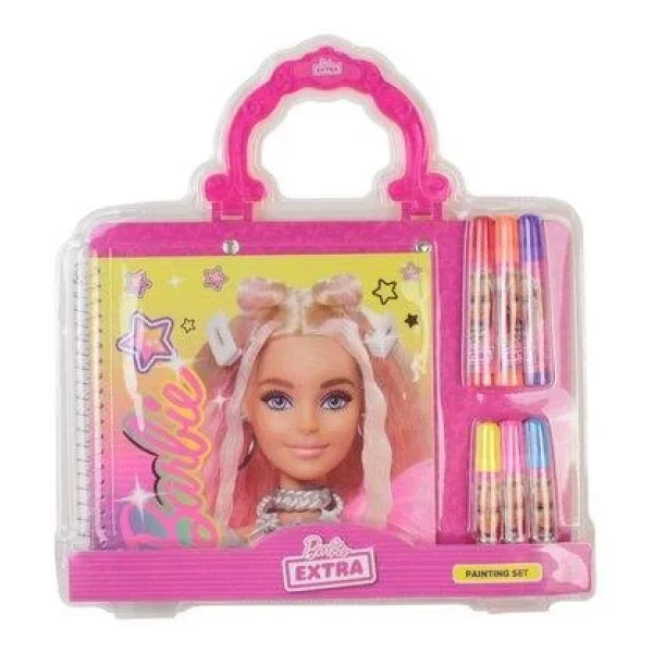 Dolphin B-0300 Barbie Çantalı Boyama Seti - Görsel 5