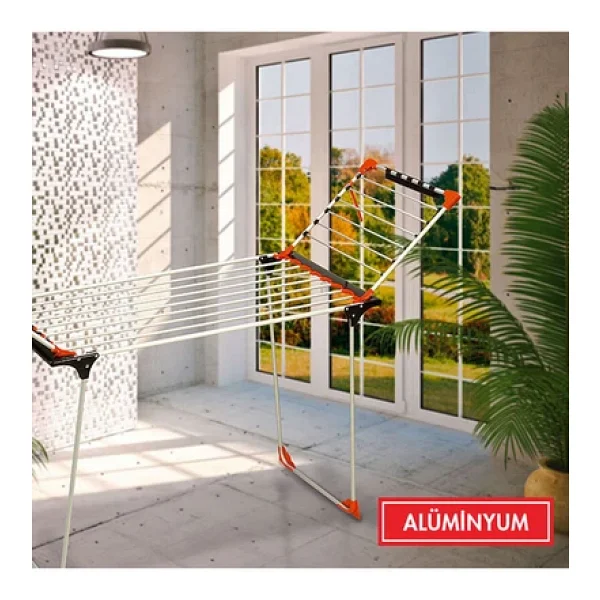 Devecioğlu Mm080 Show Lux Alüminyum Çamaşır Askısı - Görsel 5
