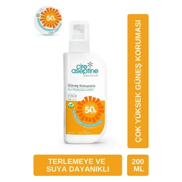 Cire Aseptine Güneş Koruyucu 50 Spf 200ml + Bronzlaştırıcı Güneş Yağı 0 Spf 200 Ml 2 Li Set - Görsel 7