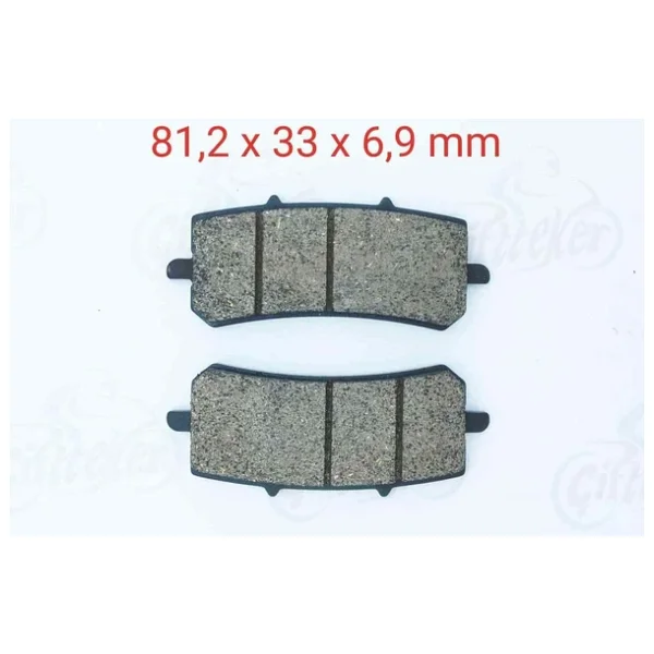 Cf Moto Nk 150-250 Ön Fren Disk Balatası Abs Orj - Görsel 3