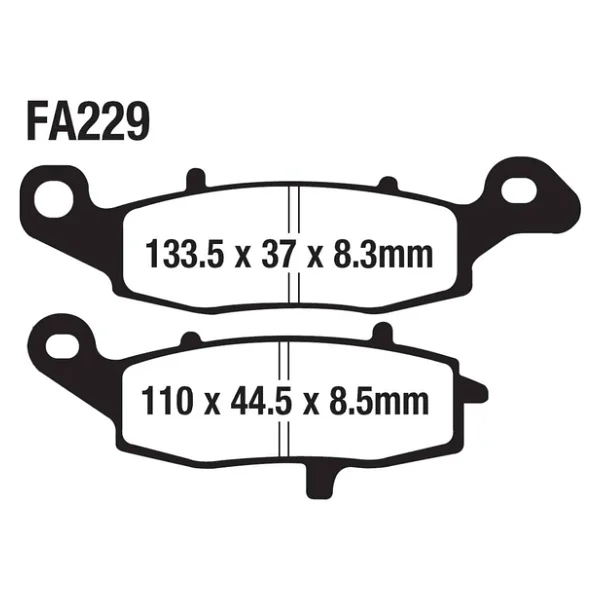 Cf Moto 650 Sd-T Sd-S Ön Fren Disk Balatası Sol Fa229 Orj - Görsel 3