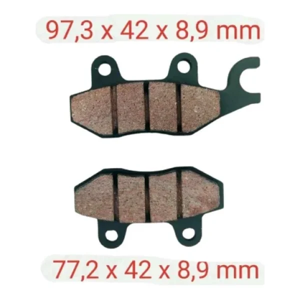 Mondial 151rs Arka Fren Disk Balatasi 9 Mm Cengelli F197 - Görsel 3