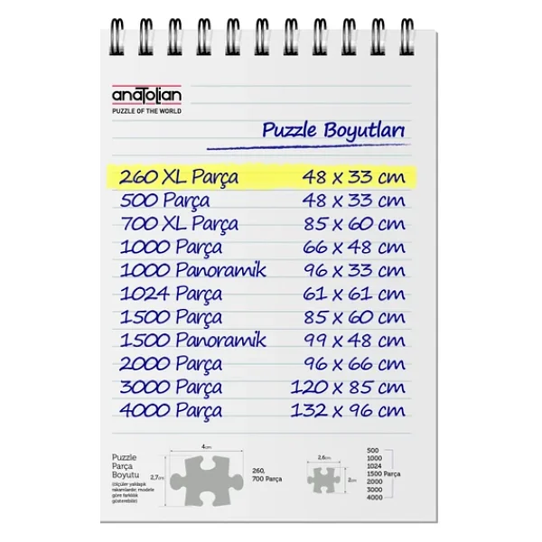 Anatolian 3285 Dinozorlar Vadisi I 260 Parça Puzzle - Görsel 6