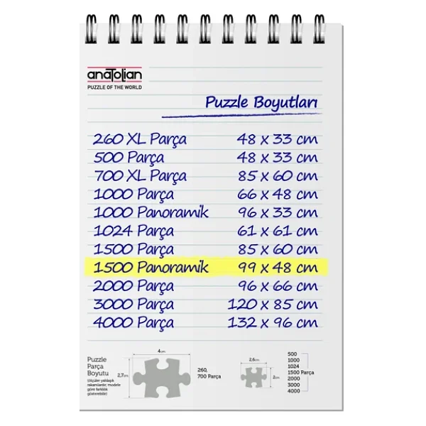 Anatolian Kaplumbağa Terbiyecisi 1500 Parça Puzzle - Görsel 6