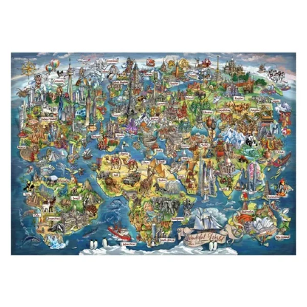 Anatolian Harika Dünya Puzzle 3000 Parça 4923 - Görsel 4