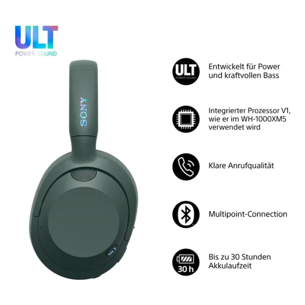 Sony Ult Wear Wh-Ult900n ANC Kulak Üstü Bluetooth Kulaklık - Görsel 4
