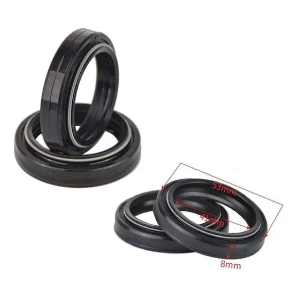 Yamaha Ön Amortisör Keçesi 41-53-8/10,5 2 Li Set Uyumlu Mt-07 14-17 Mt-09 14-15 - Görsel 3