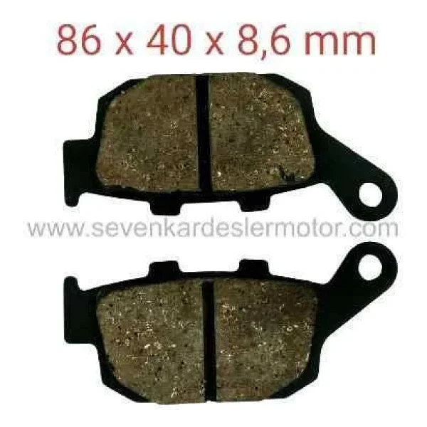 Honda Arka Disk Balata Fa496 Nc 700-750 Xl600-650-700-Cbr250-Cbr500r-Xrv750-Suzuki İnazuma Gv 250 F - Görsel 3